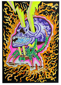 SKULL SPIDER PRINT