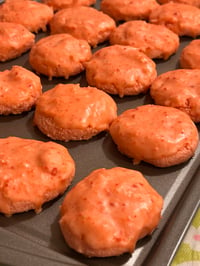 Strawberry Cake Cookies with Strawberry-Lemon Glaze