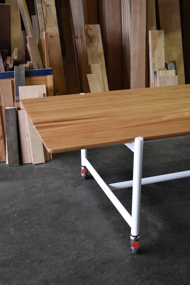 JAMES STREET OUTDOOR DINING TABLE AND BENCHES