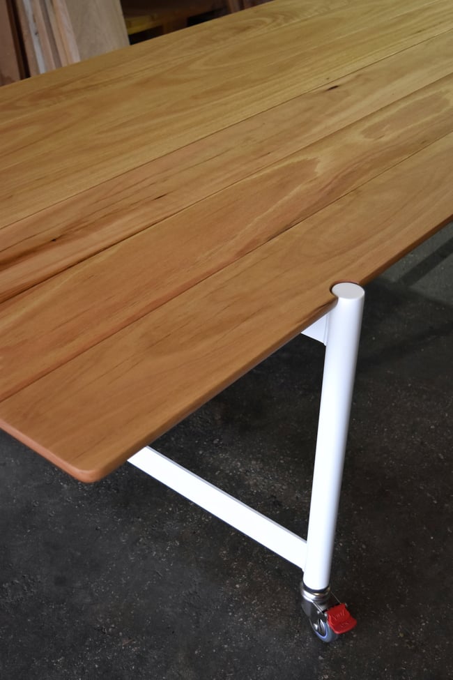 JAMES STREET OUTDOOR DINING TABLE AND BENCHES