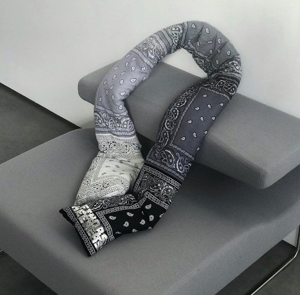 Image of Original Paisley Puffer Scarf