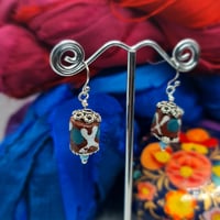 Image 2 of A Bit Boho African Bead Earrings (BB008)