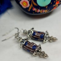 Image 2 of A Bit Boho African Bead Earrings (BB010)