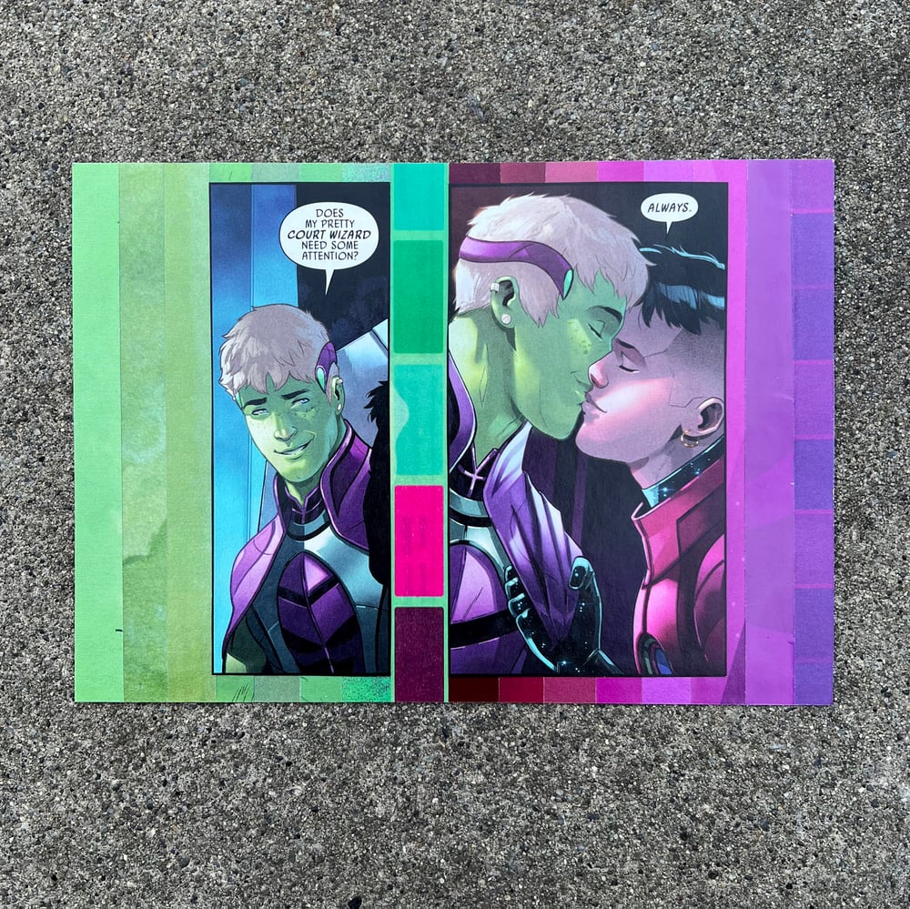 Queer Kisses collages