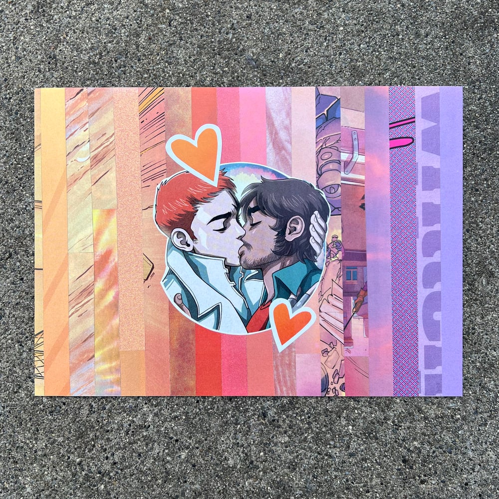 Queer Kisses collages