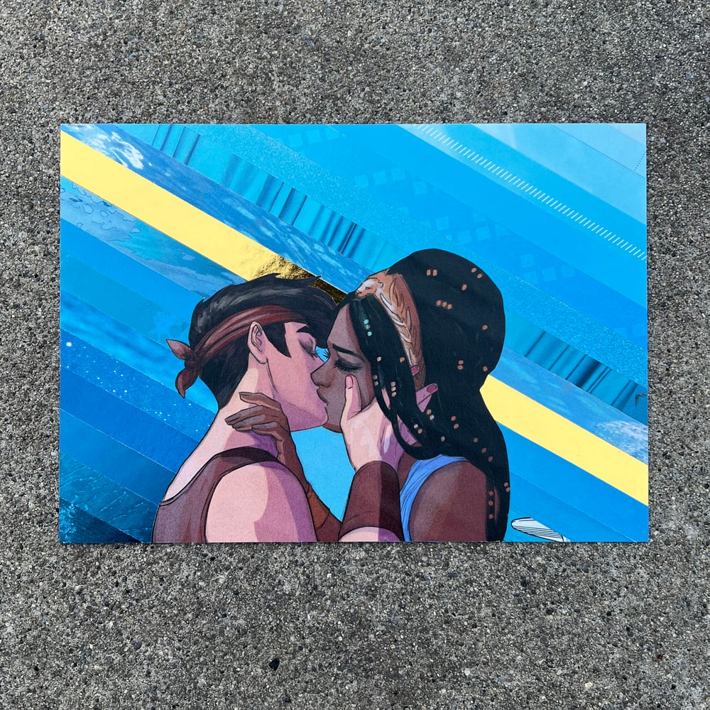 Queer Kisses collages