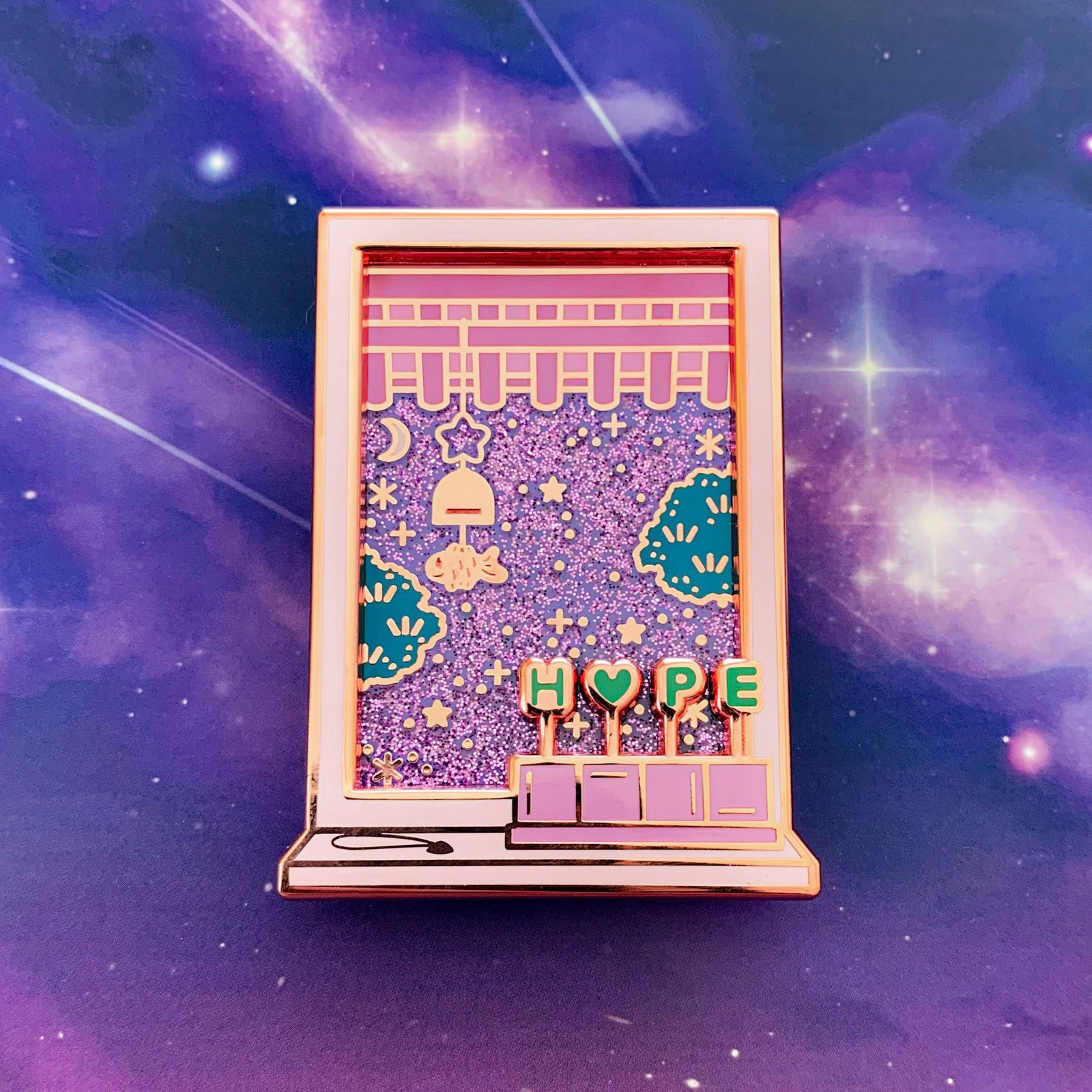Artist Made Window BTS Enamel Pin | HAPPIPOP