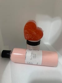 Image 1 of RADIANT BLISS SET: ROSE CHAMPAGNE LOTION, BODY SCRUB, SOAP 