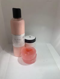 Image 5 of RADIANT BLISS SET: ROSE CHAMPAGNE LOTION, BODY SCRUB, SOAP 