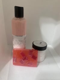 Image 7 of RADIANT BLISS SET: ROSE CHAMPAGNE LOTION, BODY SCRUB, SOAP 
