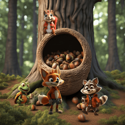 Image of The Secrets Of The Wizen Woods The Great Acorn Heist