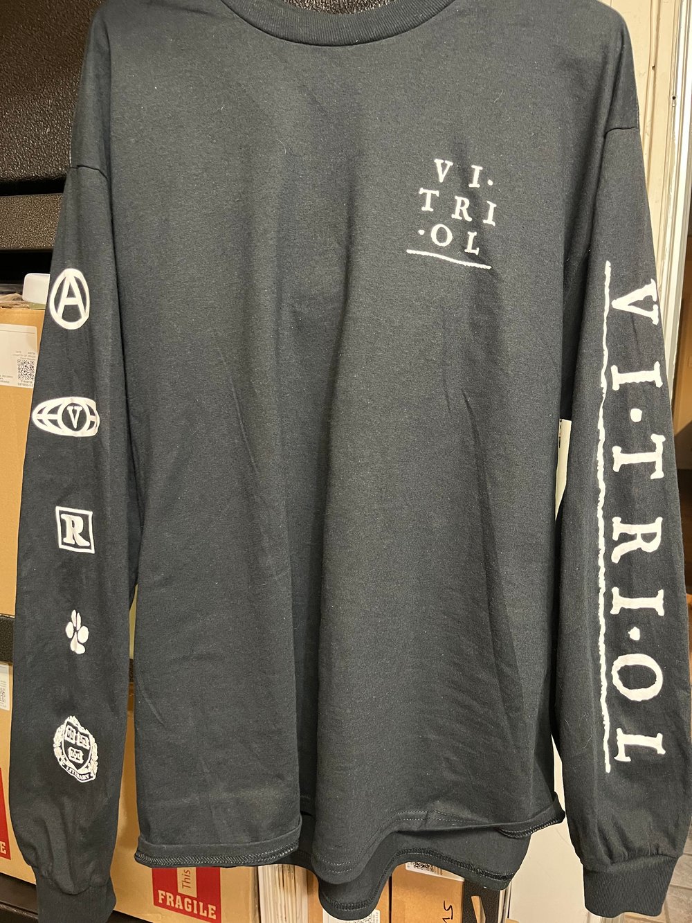 VITRIOL RECORDS Long Sleeve Shirt SM-XXL 