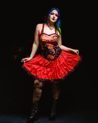 Image 1 of S/M Slipknot Be My Maggot Ruffle Dress