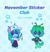 Alien Boy Stickers