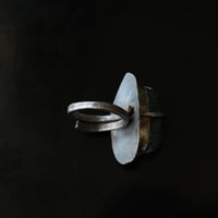 Image 3 of Magical Worlds of Moss Agate and silver ring