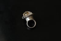 Image 3 of Illuminator of the Soul Silver and Rutilated Quartz crystal ring