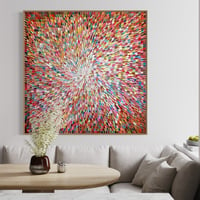 Image 9 of Phoenix rising - 125x125cm, FRAMED