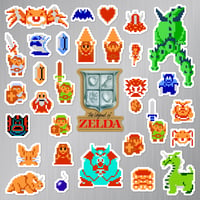 Image 1 of The Legend of Zelda Magnet Set (31 Pieces)