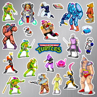 Image 1 of Teenage Mutant Ninja Turtles Arcade Magnet Set (23 Pieces)