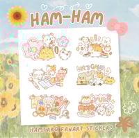Ham-Ham and Friends - Sticker Sheet