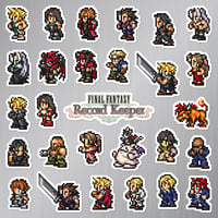 Image 1 of Final Fantasy Record Keeper: Final Fantasy VII Magnet Set (28 Pieces)