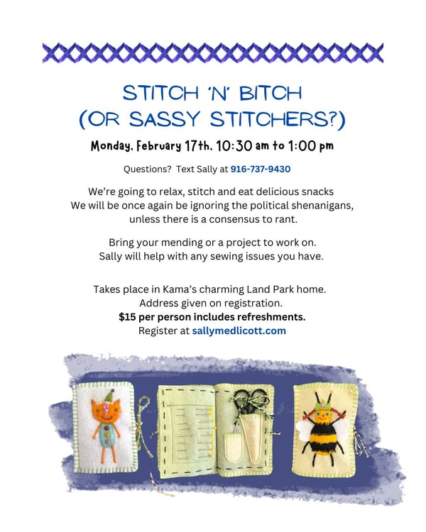 Image of Stitch 'n' Bitch February 17th, 2025