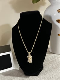Rope Chain With Jesus Pendant