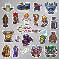 Image 1 of Chrono Trigger Magnet Set (21 Pieces)