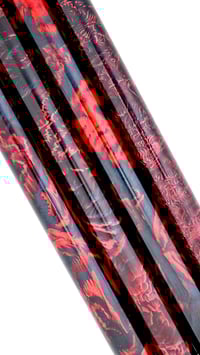 Image 3 of Black Widow, custom Maker's blanks, high pressure cured with Alumilite Resin. Maker ready!