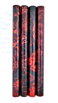 Image 2 of Black Widow, custom Maker's blanks, high pressure cured with Alumilite Resin. Maker ready!