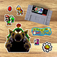 Image 2 of Super Mario World 2: Yoshi's Island Magnet Set (46 Pieces)