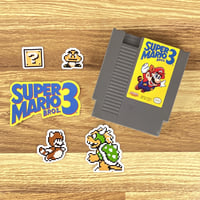 Image 2 of Super Mario Bros. 3 Sticker Set (33 Pieces)