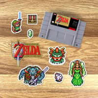 Image 2 of The Legend of Zelda: A Link to the Past Sticker Set (55 Pieces)