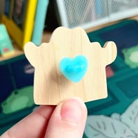 Image 2 of Cowboy Cat Hector Pin