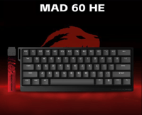 Original Madlions Mad 60/68he Gaming Magnetic Axis Keyboard Wired Mechanical Keyboard 61/68 Keys for