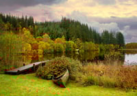 Loch Ard in autumn exclusive print