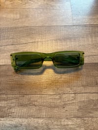 Image 1 of Green tinted sunglasses
