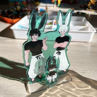 Image 2 of BunnyDaddies Standee + Megumi Keychain