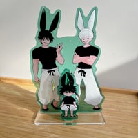 Image 1 of BunnyDaddies Standee + Megumi Keychain