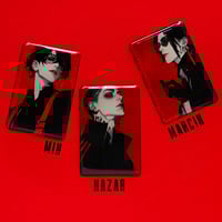 Image 2 of Stickers 3D - Red & Black