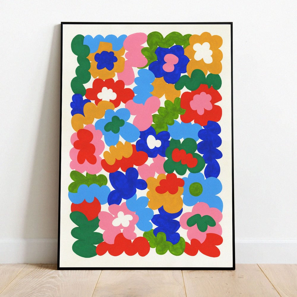 Image of 'Jungley Flowers 2025' A1 Giclee Print