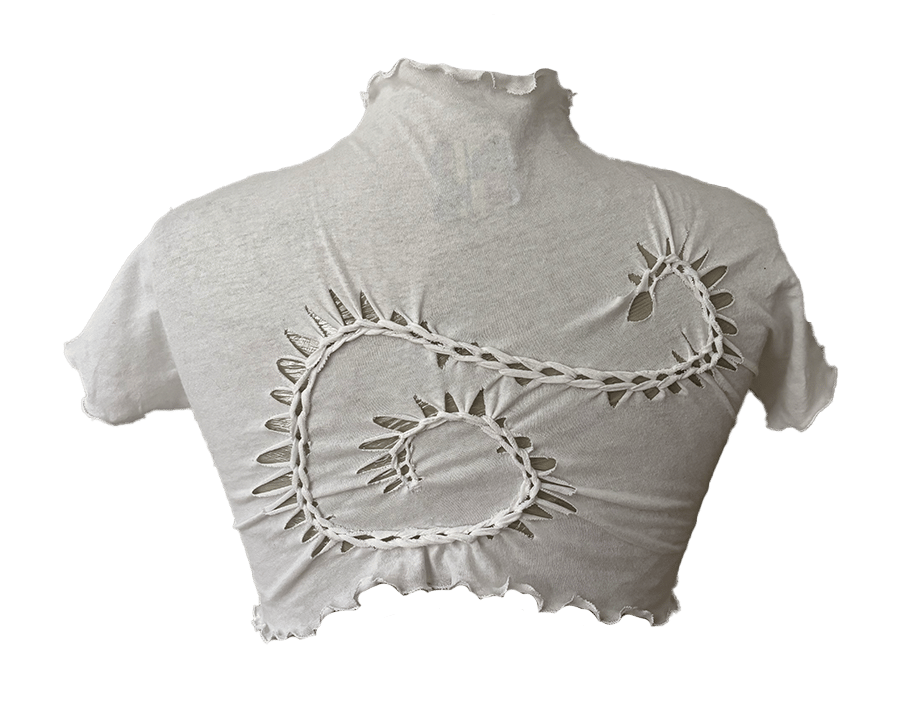 Image of Crop Swirl Tee 