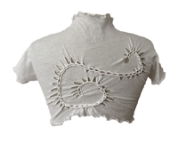 Image 2 of Crop Swirl Tee 