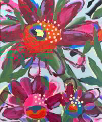Image 4 of Untamed Blossoms UNEARTHED ART PRIZE FINALIST! - Framed