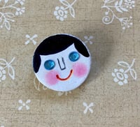 Image 1 of Spaced Out Face Brooch