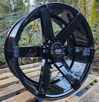 Image 2 of 20" AVA NASHVILLE ALLOY WHEELS FITS 6X139 4X4 GLOSS BLACK