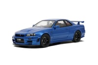 Image 1 of OttOmobile - 1/12 Nissan GTR R34 Z Tune Bayside Blue 2005 - G082 
