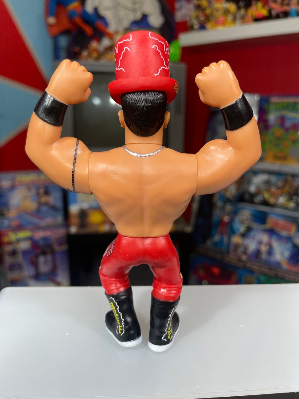 **LOOSE NO PACKAGING**   BUFF BAGWELL RETRO WRESTLE-SOMETHING WRESTLERS SERIES 2 FIGURE BY FC TOYS