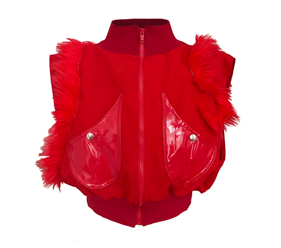 Image of Furry Bomber Swirl Vest