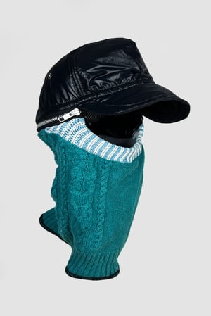 Stalker Hat Black / Turquoise